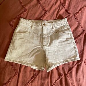Cream Shorts